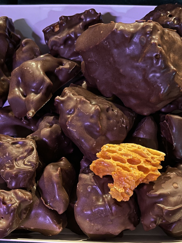 Dark Chocolate Covered Honeycomb